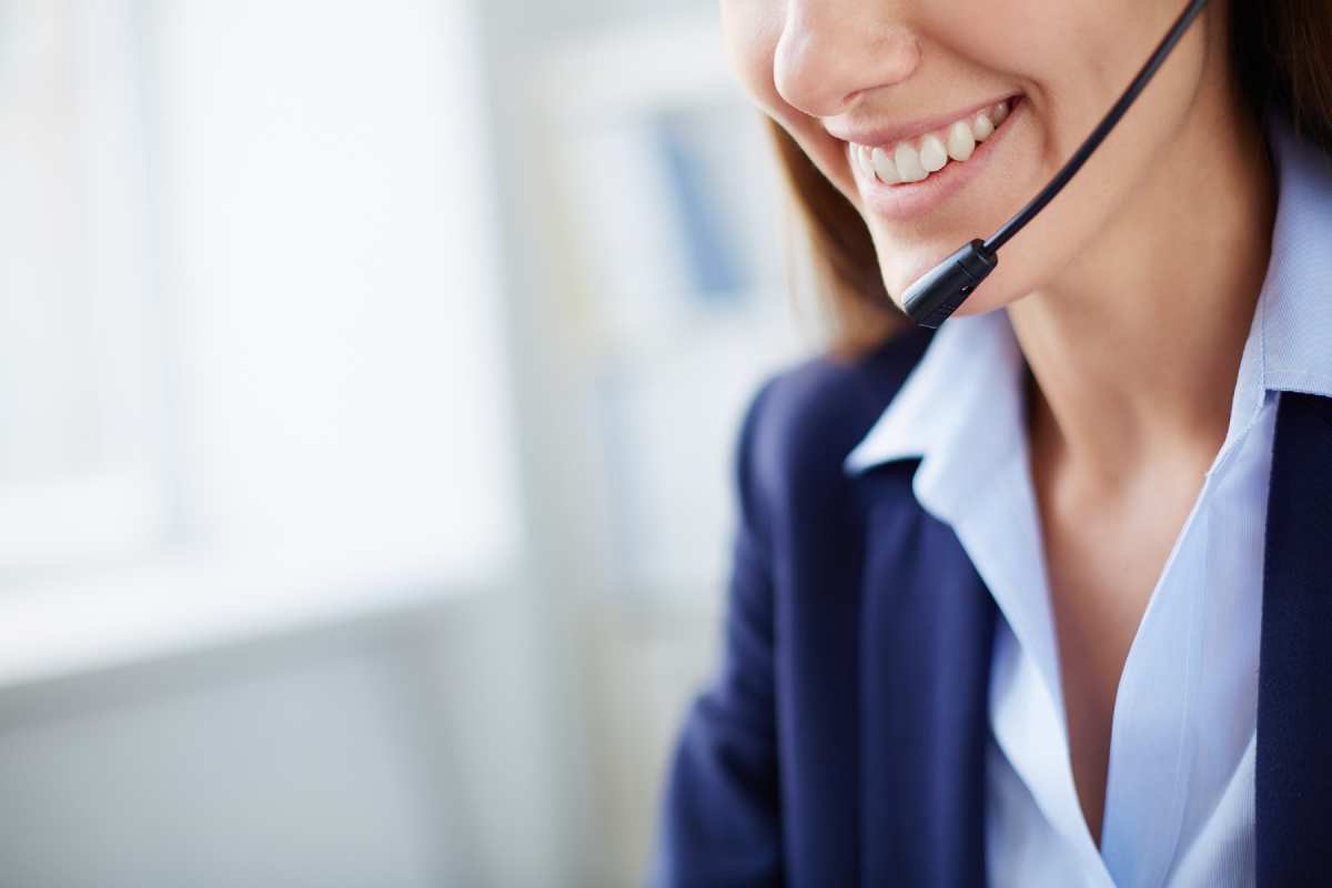 Smile of consultant Smile of consultant