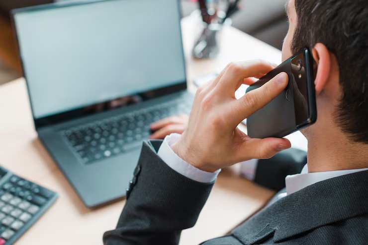 man-in call-in-office