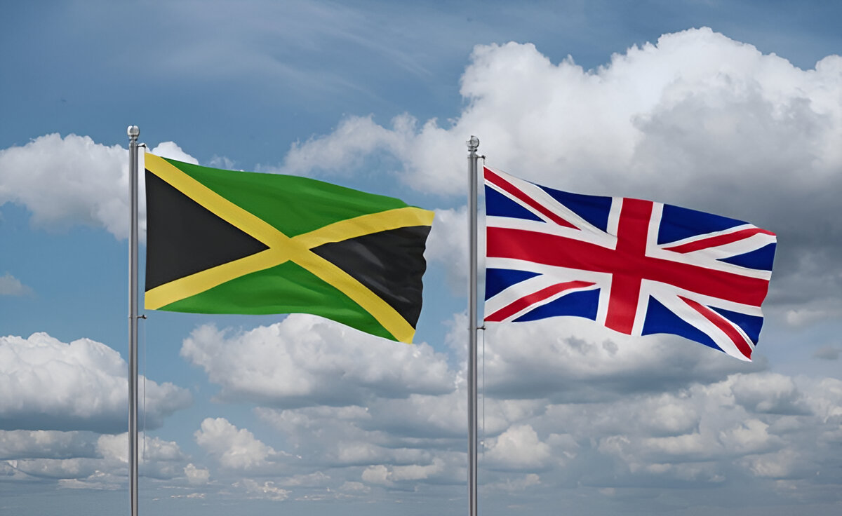 uk Jamaica flag uk Jamaica flag
