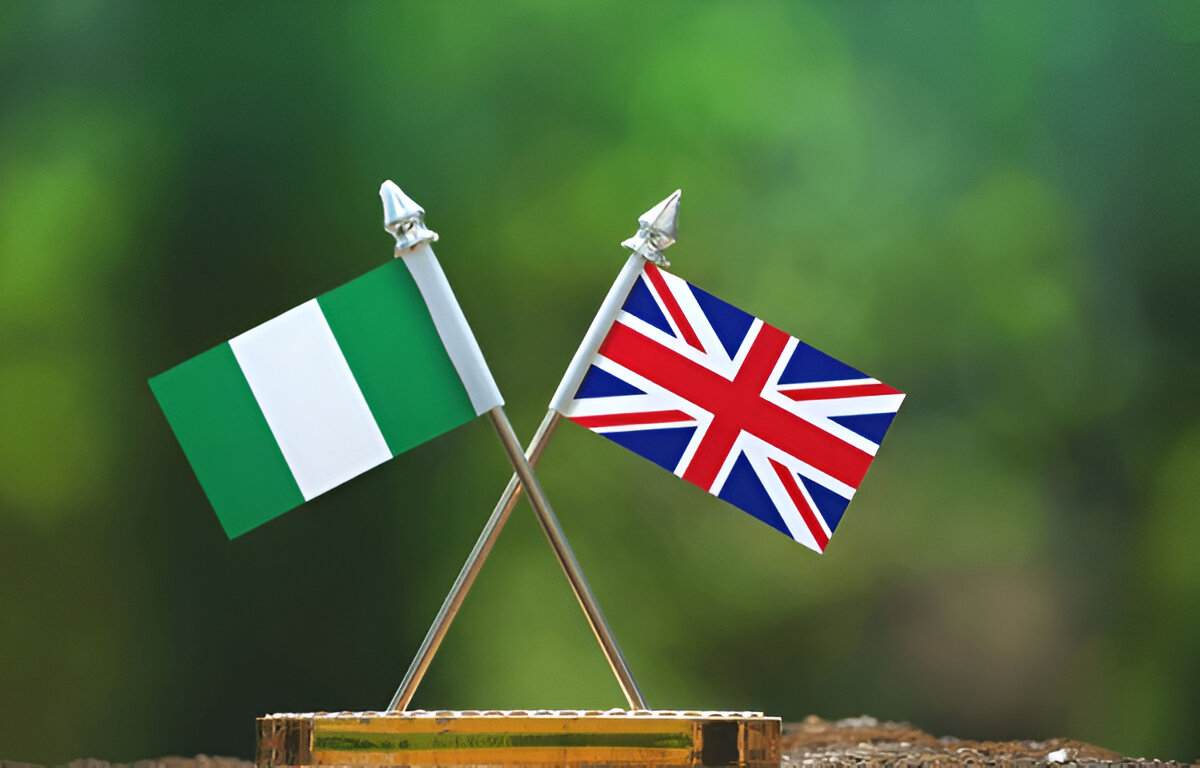 uk nigeria flag uk nigeria flag