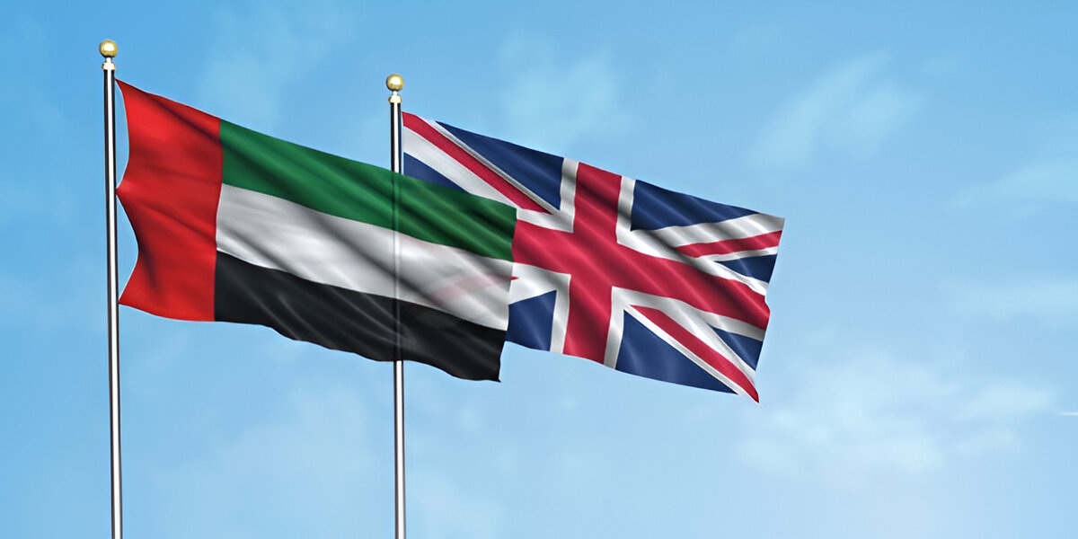 uk uae flag uk uae flag
