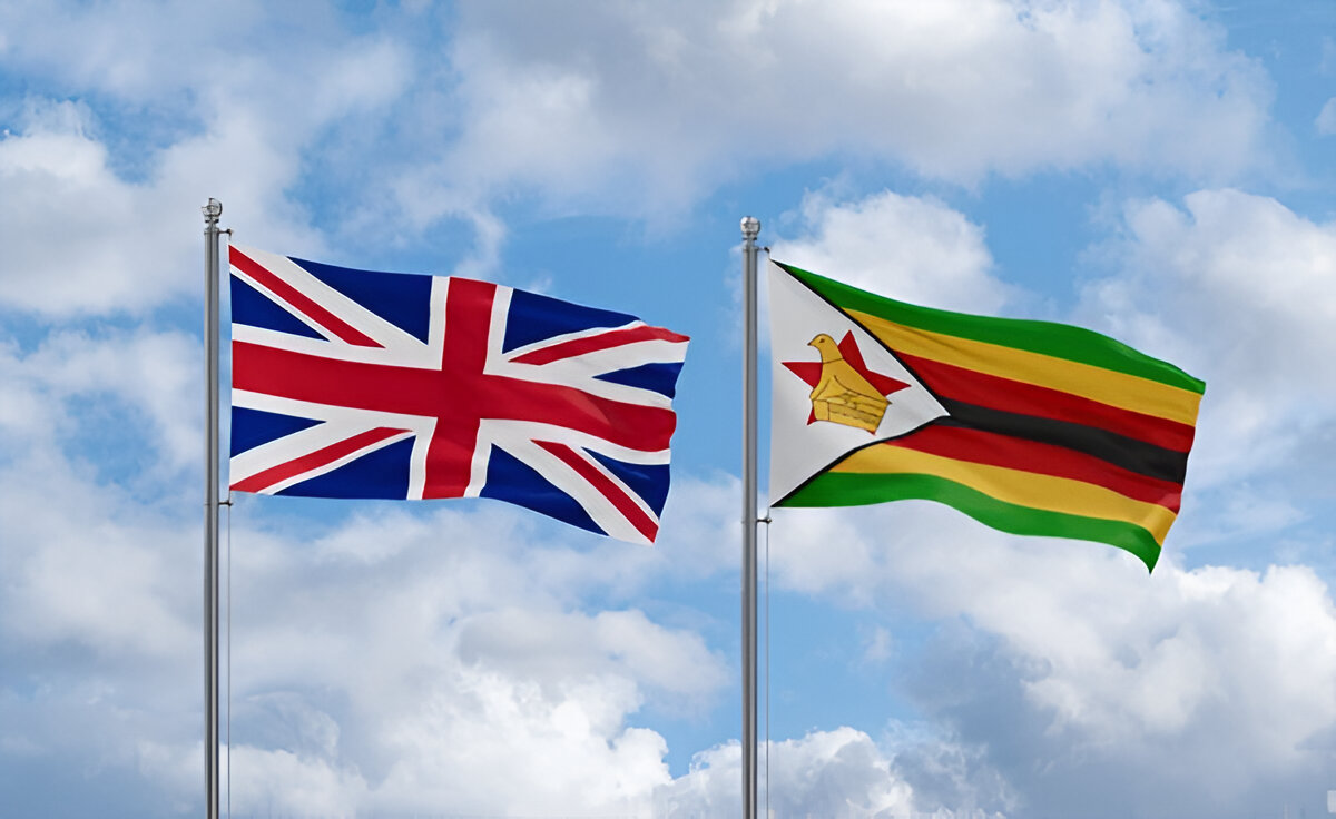uk zimbabwe flag uk zimbabwe flag