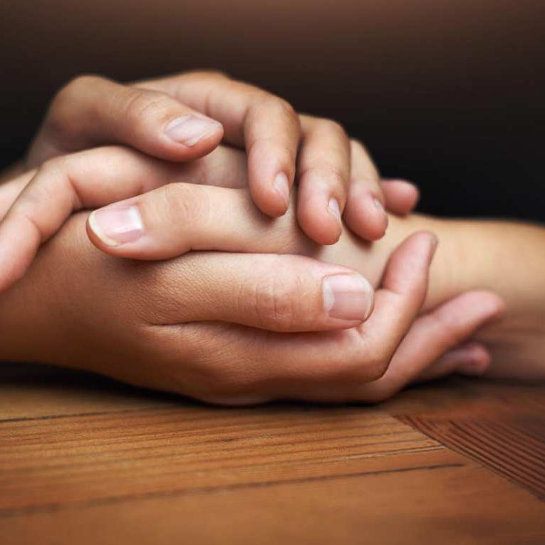 hand-on-hand